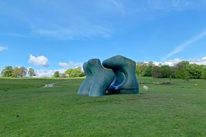 [Henry Moore][0], _Large Two Forms_. Yorkshire Sculpture Park, United Kingdom. Photo: Georges Armaos. 


[0]: https://ocula.com/artists/henry-moore/